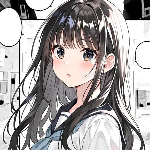 水手服少女回眸